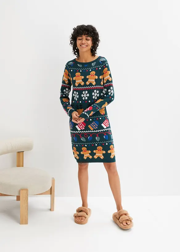 Weihnachts-Strickkleid, bonprix