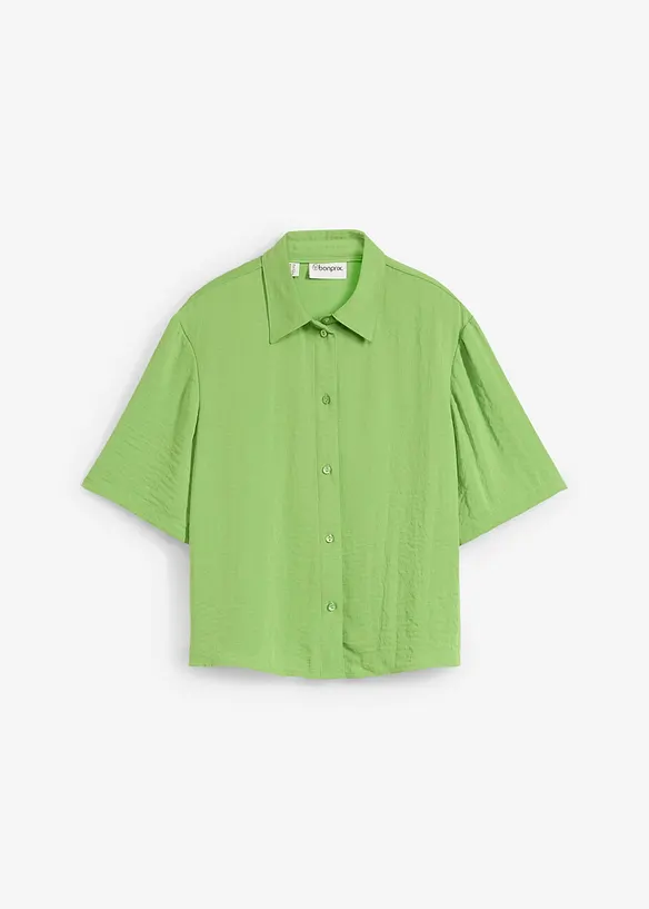 Chemisier boxy en cr&ecirc;pe l&eacute;ger, bonprix