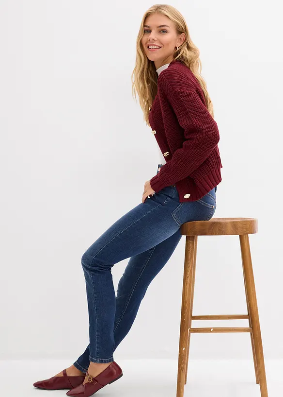 Jean skinny taille mi-haute, bonprix