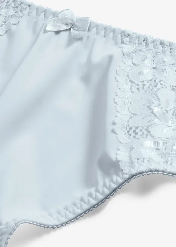 Lot de 2 maxi slips avec dentelle, bonprix