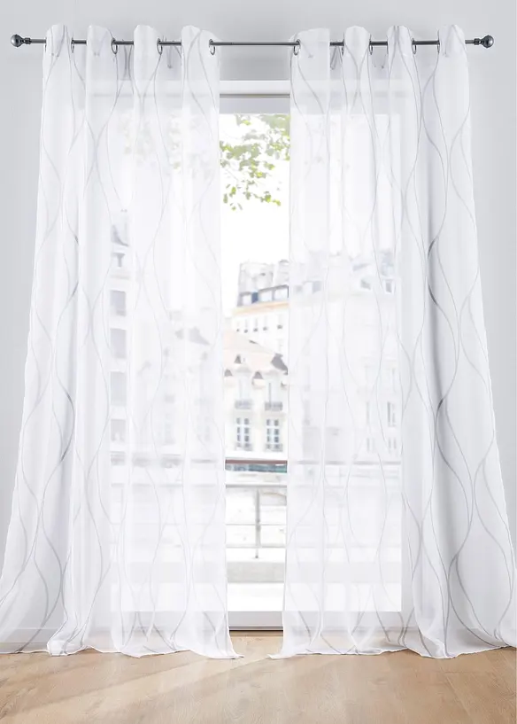 Voilage vagues (1 pce), aussi en XXL, bonprix