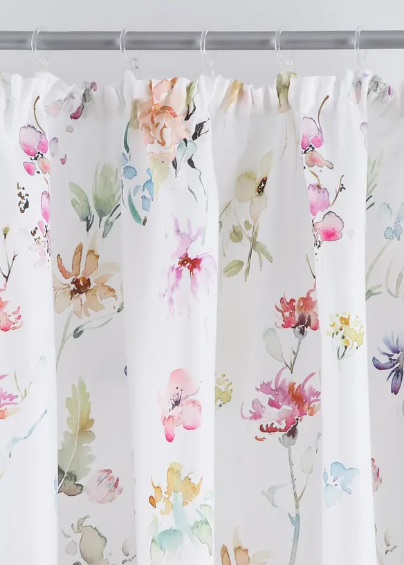 Microfaser Vorhang mit recyceltem Polyester (1er Pack), bonprix