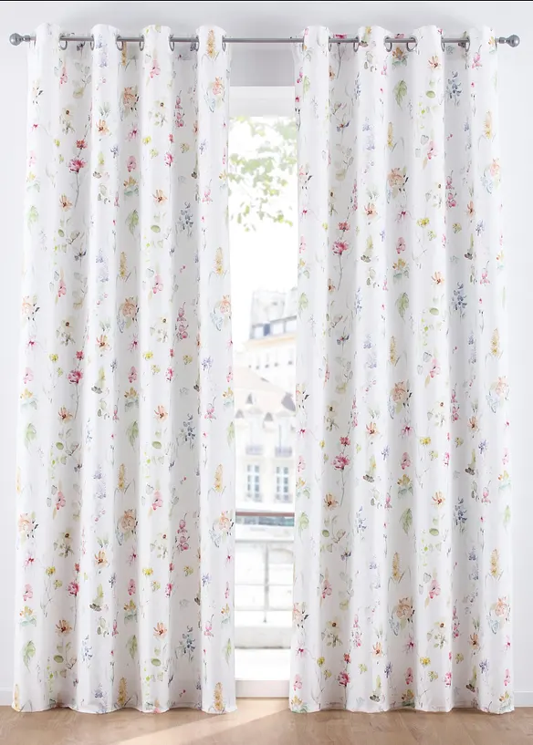 Panneau microfibre &agrave; imprim&eacute; floral (1 pce.), bonprix