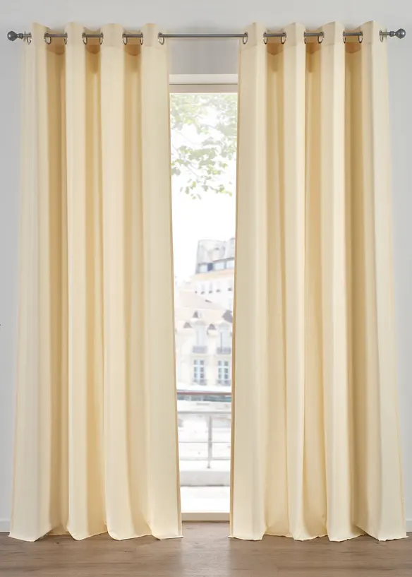 Rideau en microfibre (2&nbsp;pces), bonprix