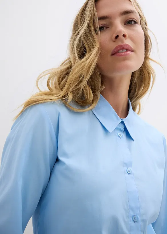 Chemisier oversize 100 % coton, bonprix