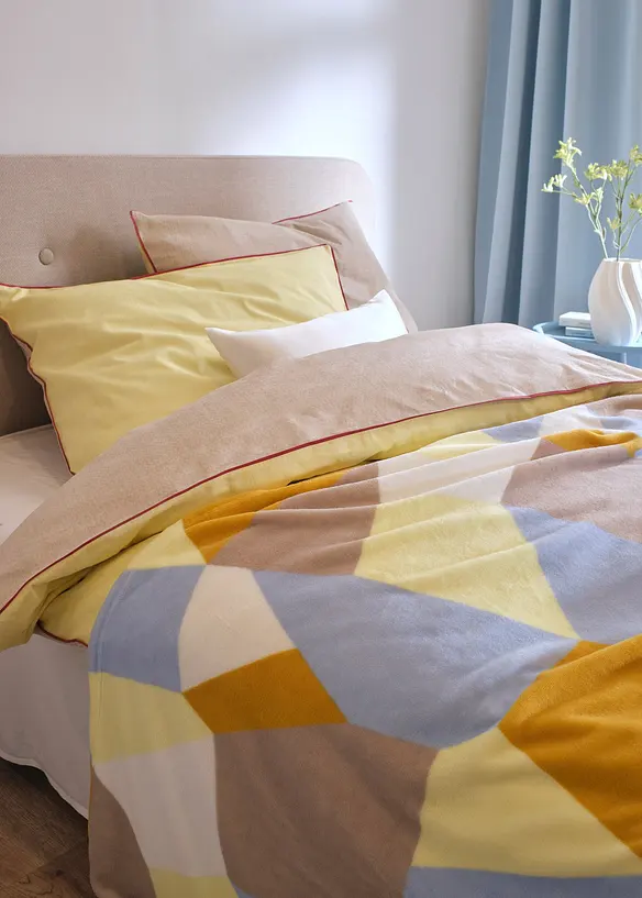 Wendbare Linon-Bettw&auml;sche, bonprix