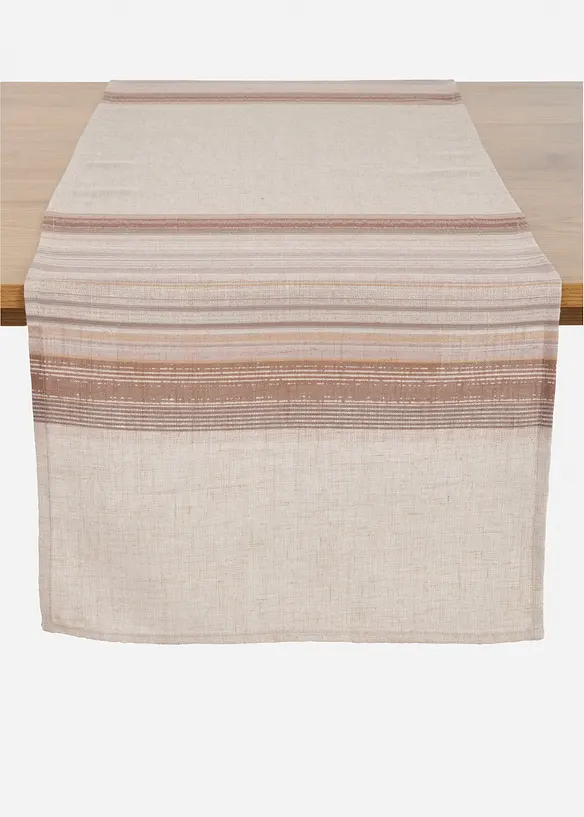 Tischl&auml;ufer mit Leinenanteil, bonprix