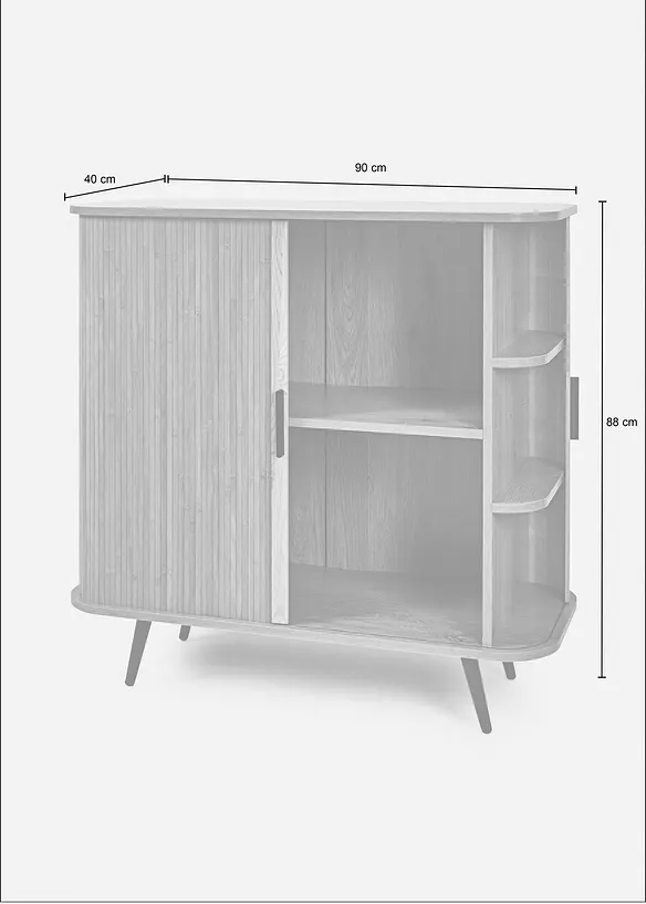 Kommode mit Schiebet&uuml;ren, bonprix