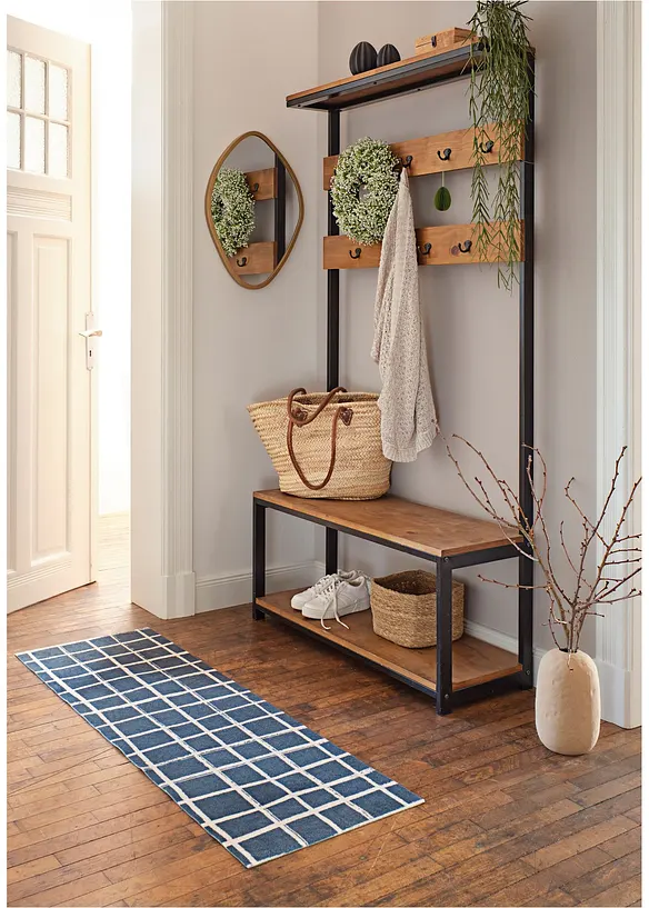 Waschbare Fu&szlig;matte mit graphischem Design, bonprix