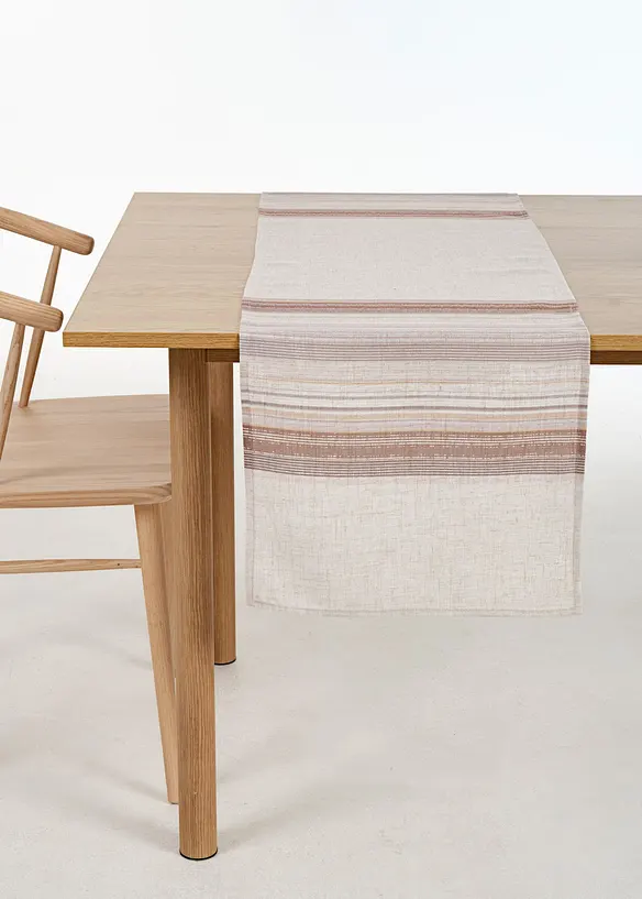 Tischl&auml;ufer mit Leinenanteil, bonprix