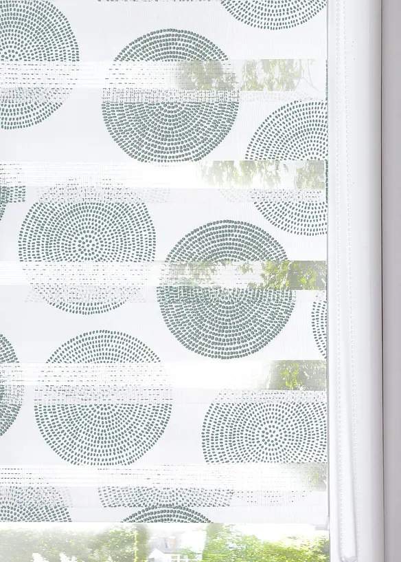 Doppelrollo mit Kreisen, bonprix