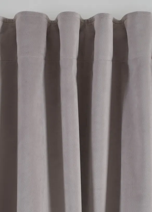 Rideau occultant et thermique au toucher velout&eacute; (1 pce), bonprix