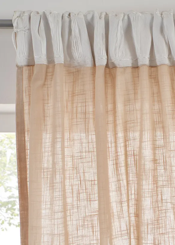 Vorhang aus reiner Bio-Baumwolle (1er Pack), bonprix
