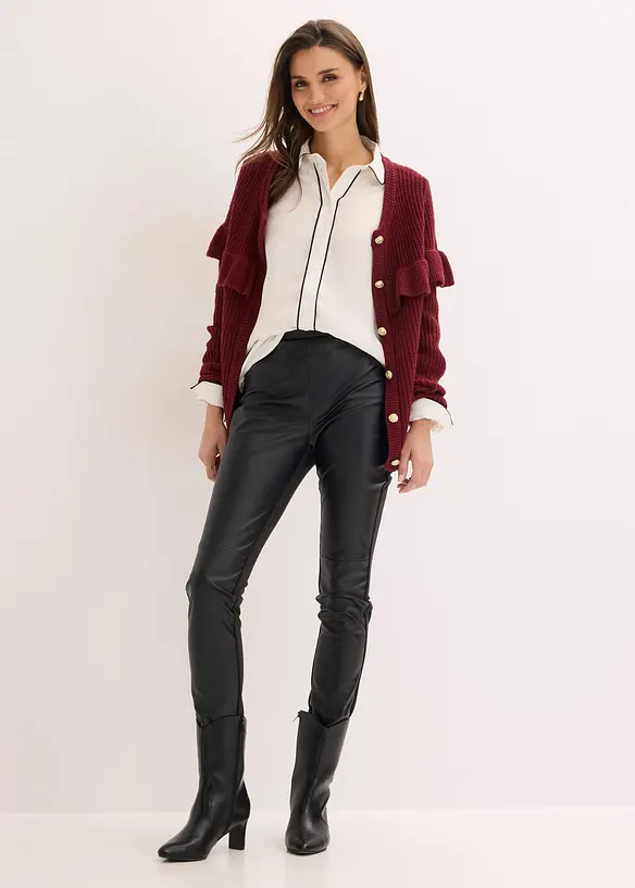 Chemisier fluide en satin, bonprix