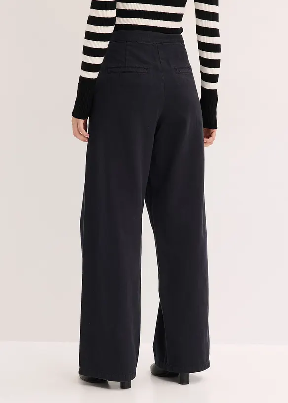 Pantalon en twill 100% coton, bonprix