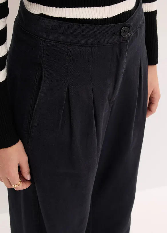 Pantalon en twill 100% coton, bonprix