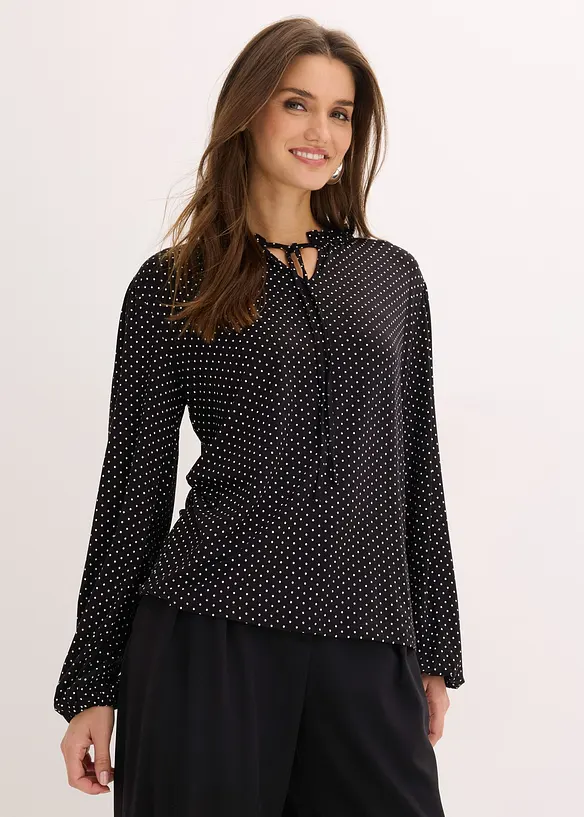 Langarmshirt aus Viskose-Mix, bonprix