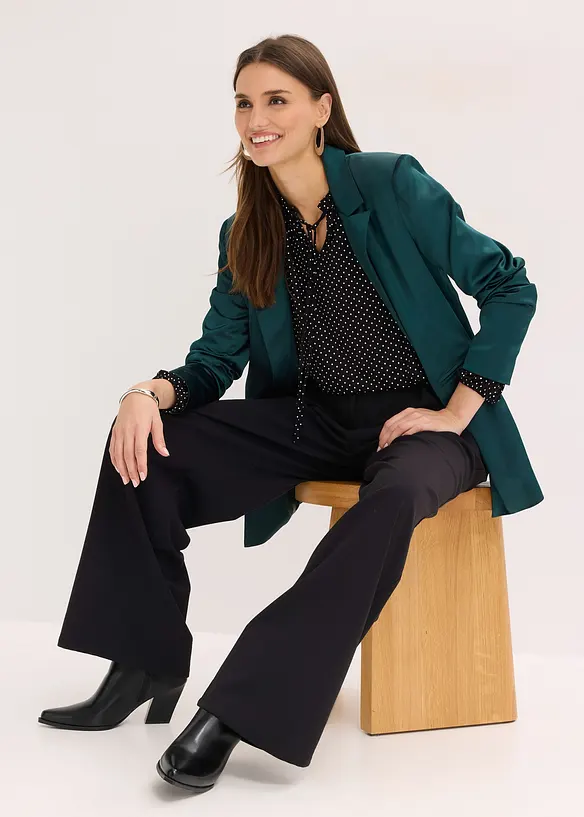 Langarmshirt aus Viskose-Mix, bonprix