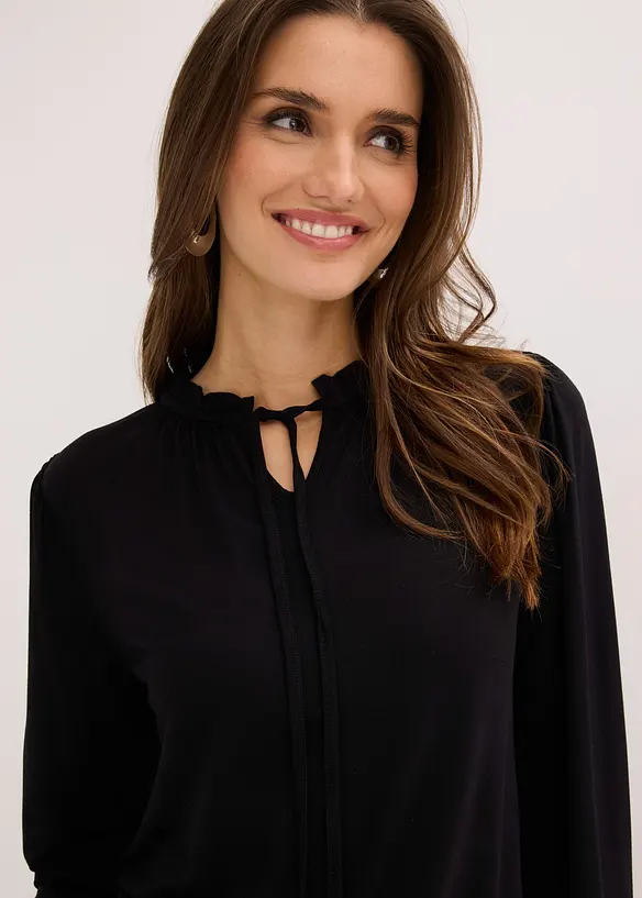 Langarmshirt aus Viskose-Mix, bonprix