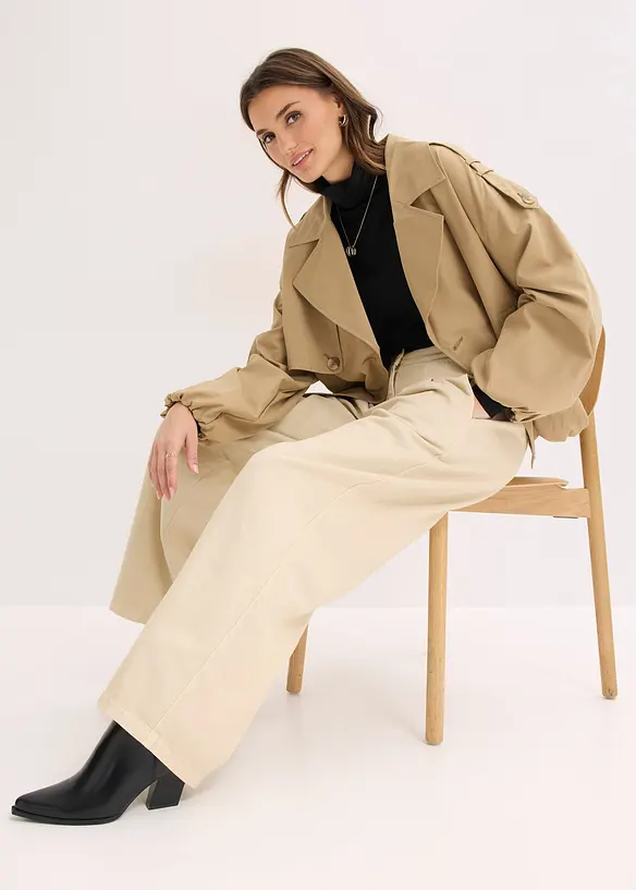 Twillhose aus reiner Baumwolle, bonprix