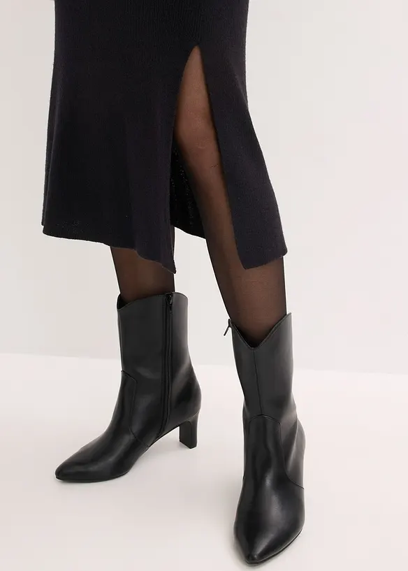 Ripp-Strickkleid aus Viskose-Mix, bonprix