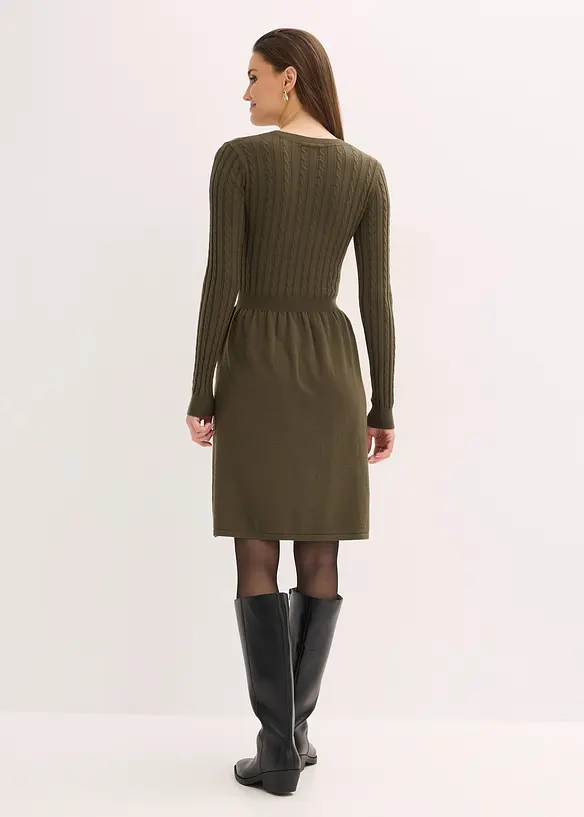 Strickkleid aus Viskose-Mix, bonprix
