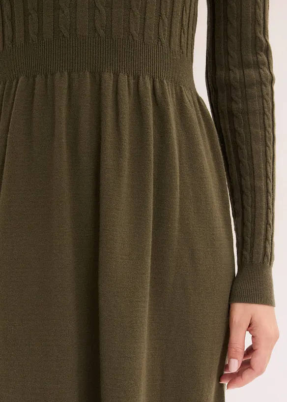 Strickkleid aus Viskose-Mix, bonprix