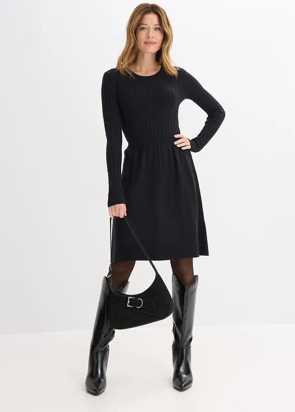Strickkleid aus Viskose-Mix, bonprix