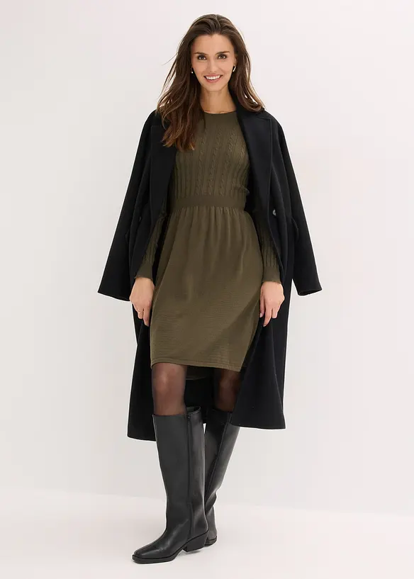 Strickkleid aus Viskose-Mix, bonprix