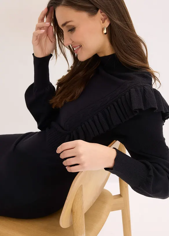 Strickkleid aus Viskose-Mix, bonprix