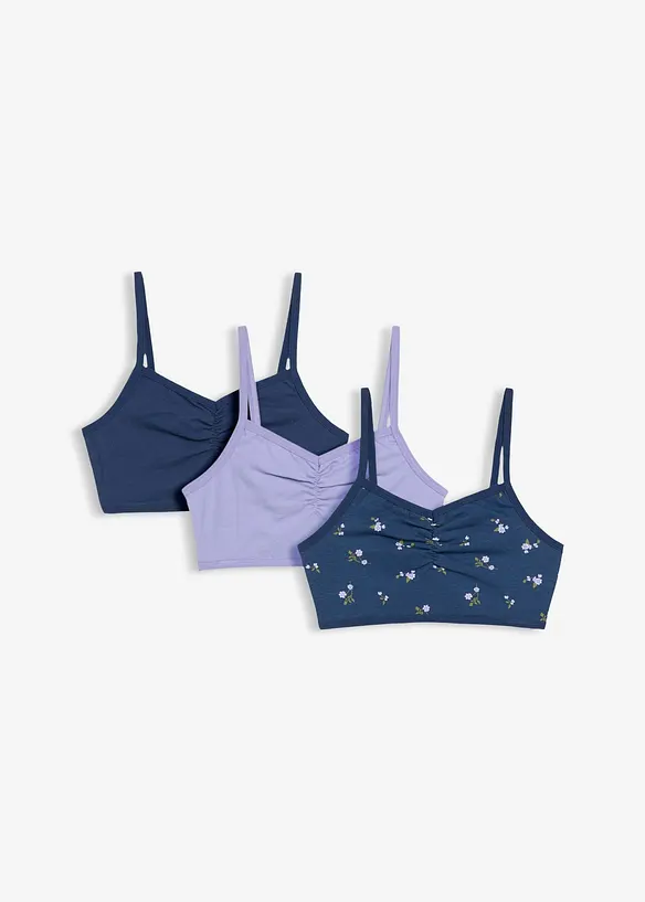 Lot de 3 brassi&egrave;res douces, bonprix