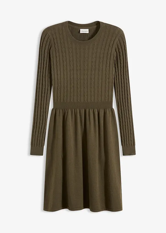 Strickkleid aus Viskose-Mix, bonprix