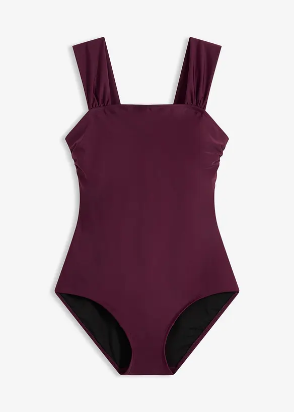 Medium Shape-Badeanzug mit breiten Tr&auml;gern, bonprix