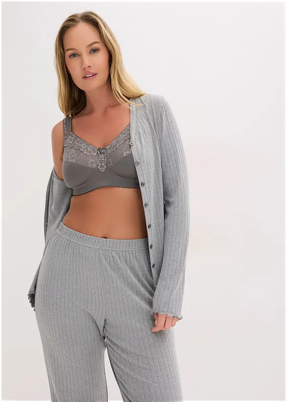 Entlastungs-BH ohne B&uuml;gel mit gepolsterten Tr&auml;gern (2er Pack), bonprix