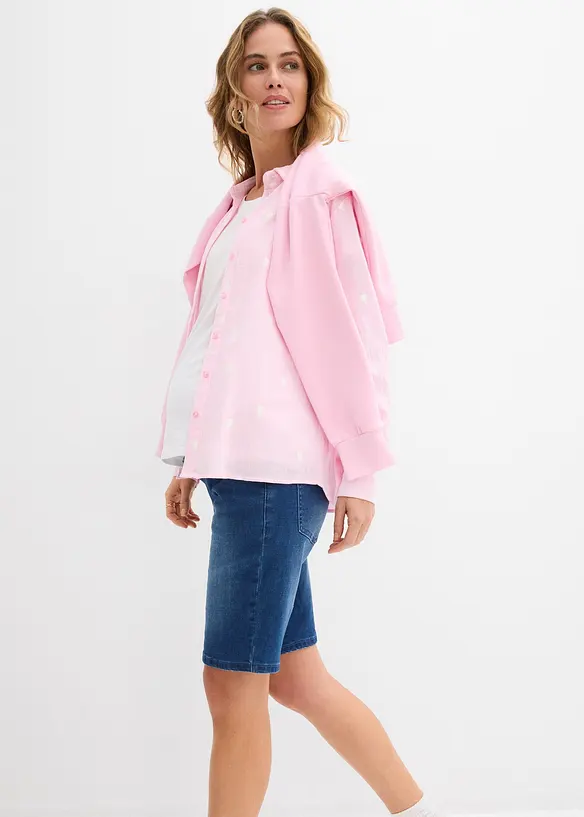 Umstandsjeans-Bermuda im Slim Fit, bonprix