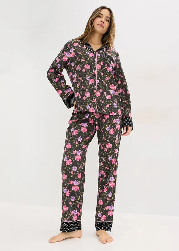 Pyjama aus reiner Baumwolle, bonprix