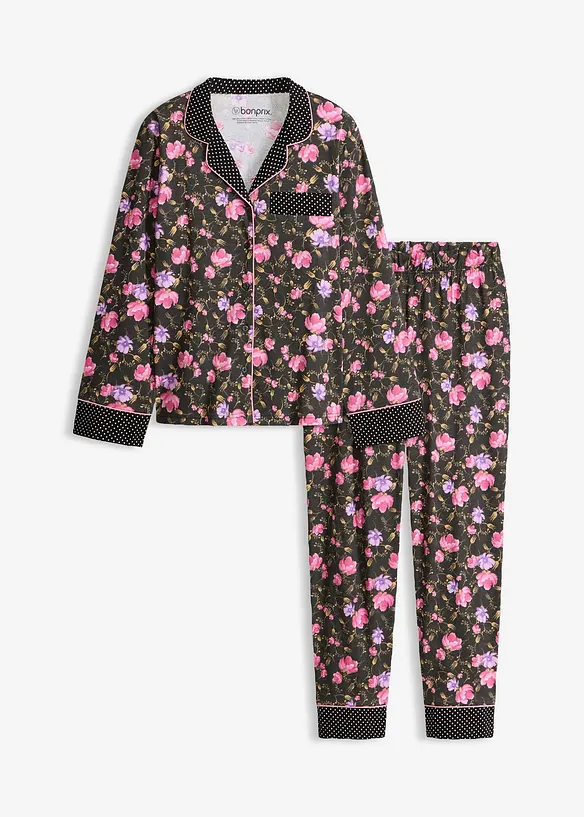 Pyjama aus reiner Baumwolle, bonprix