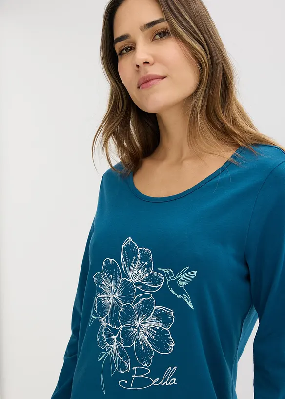 Nachthemd aus reiner Baumwolle, bonprix