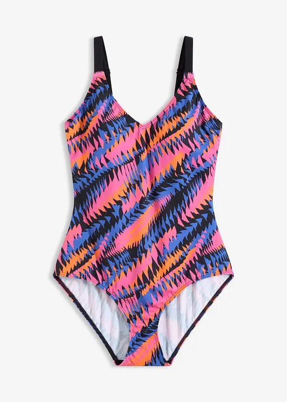 Badeanzug mit V-Ausschnitt, bonprix