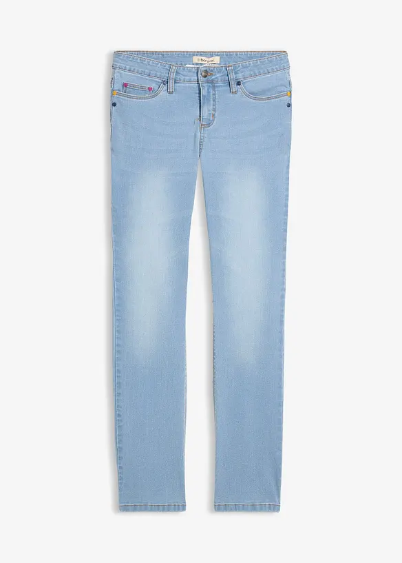 Straight Jeans Mid Waist, Stretch, bonprix