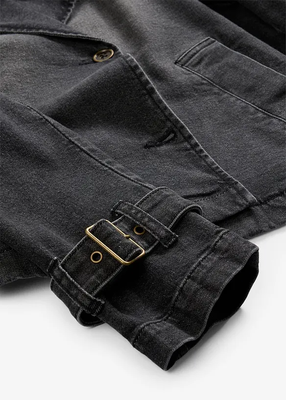 Denim Trenchjacke, bonprix
