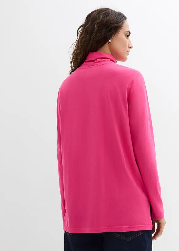 Rollkragenshirt aus reiner Bio-Baumwolle, bonprix