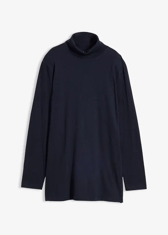 Rollkragenshirt aus reiner Bio-Baumwolle, bonprix