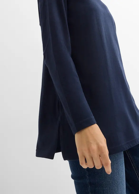 Rollkragenshirt aus reiner Bio-Baumwolle, bonprix