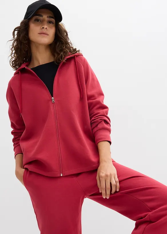 Sweatjacke aus reiner Bio-Baumwolle, bonprix