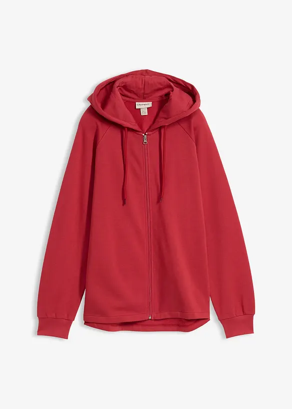 Sweatjacke aus reiner Bio-Baumwolle, bonprix