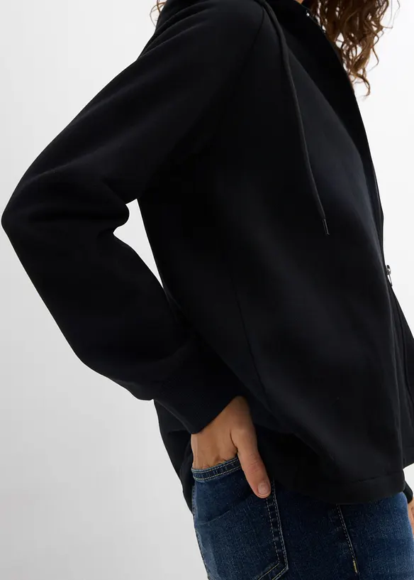 Sweatjacke aus reiner Bio-Baumwolle, bonprix