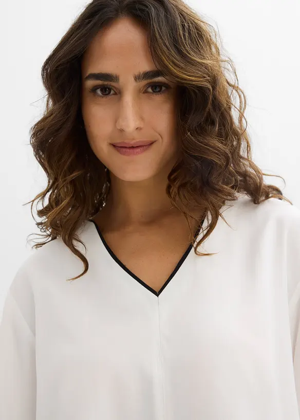 Tunikabluse aus flie&szlig;ender Viskose, bonprix