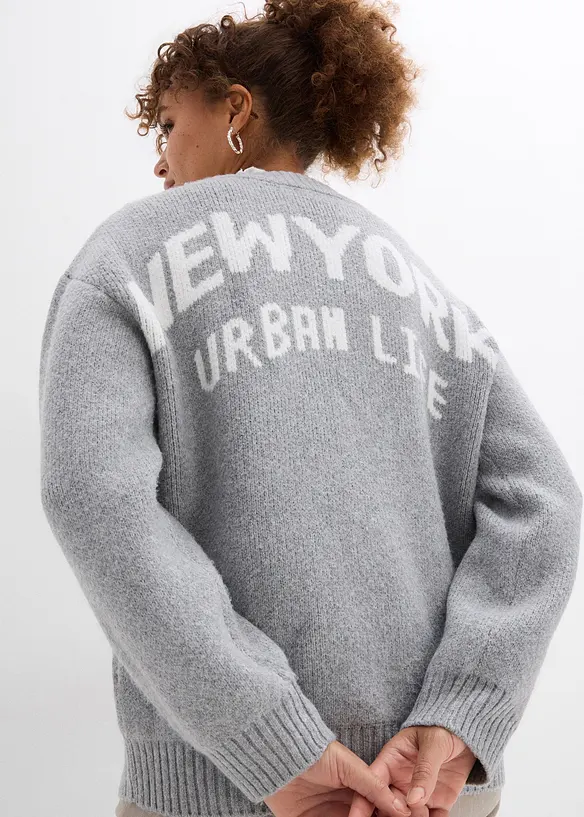 Oversize-Strickjacke, bonprix