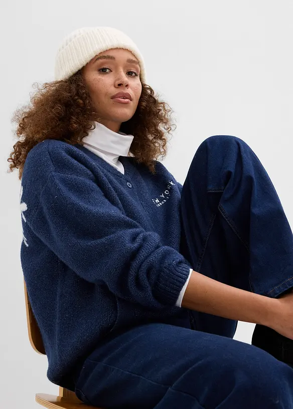 Oversize-Strickjacke, bonprix